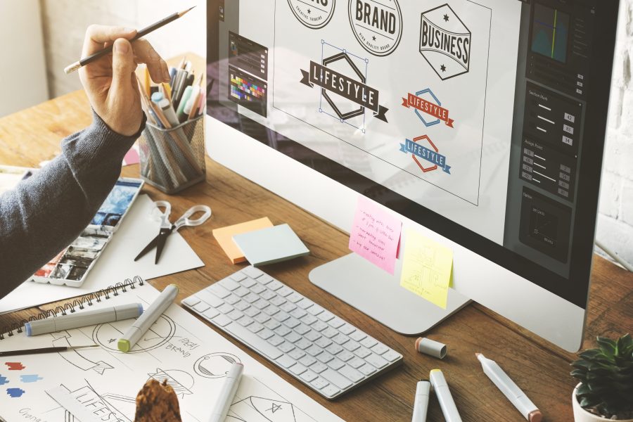 Ideas Creative Occupation Design Studio Drawing Startup Concept